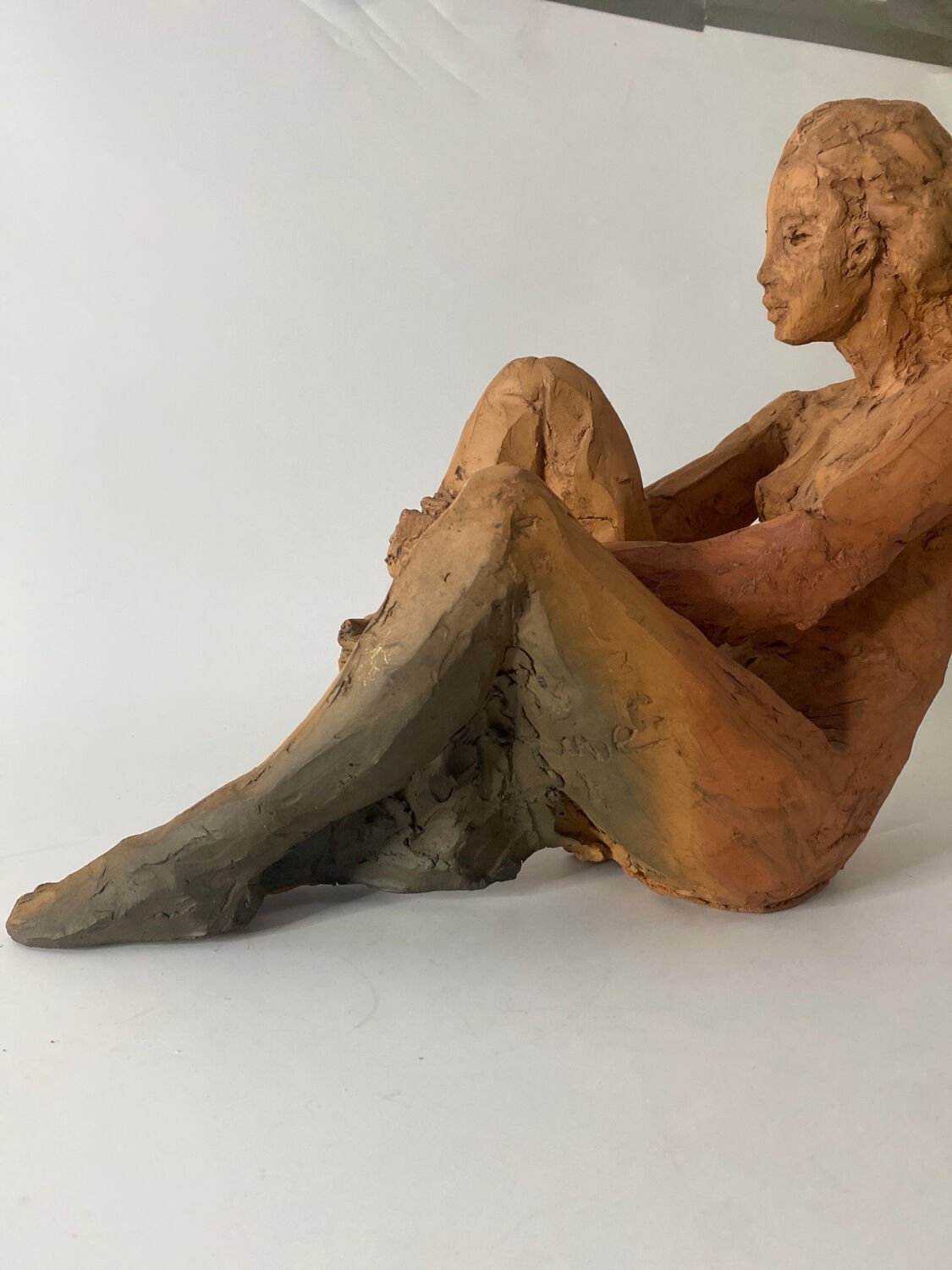 Nude Woman - Ceramic clay sculpture