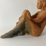 Nude Woman - Ceramic clay sculpture