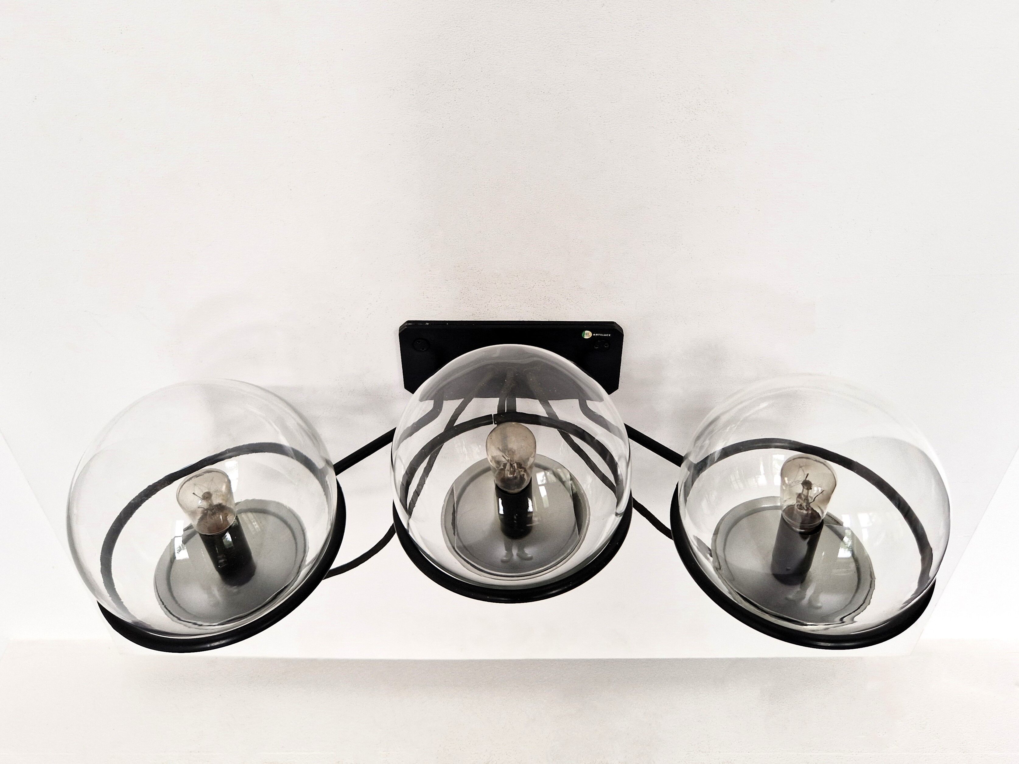 Model 237-3 wall lamp by Gino Sarfatti for Arteluce, Italy 1950's