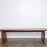 Scandinavian vintage teak bench 1970