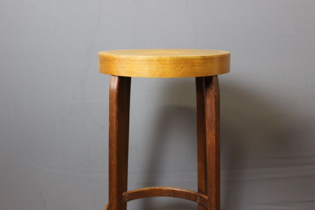 Suite of three bar stools circa 1940