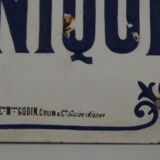 Bulging enamel plate "phone booth"