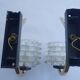 Pair of antique gold wall sconces