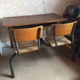 Bureau double d'écolier