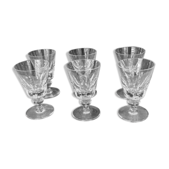 6 Saint Louis Port glasses, jersey model