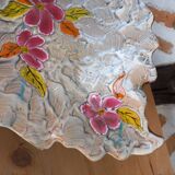 Vintage Vallauris style empty pocket fruit bowl