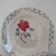 Charming cake plate - half-porcelain service Badonviller