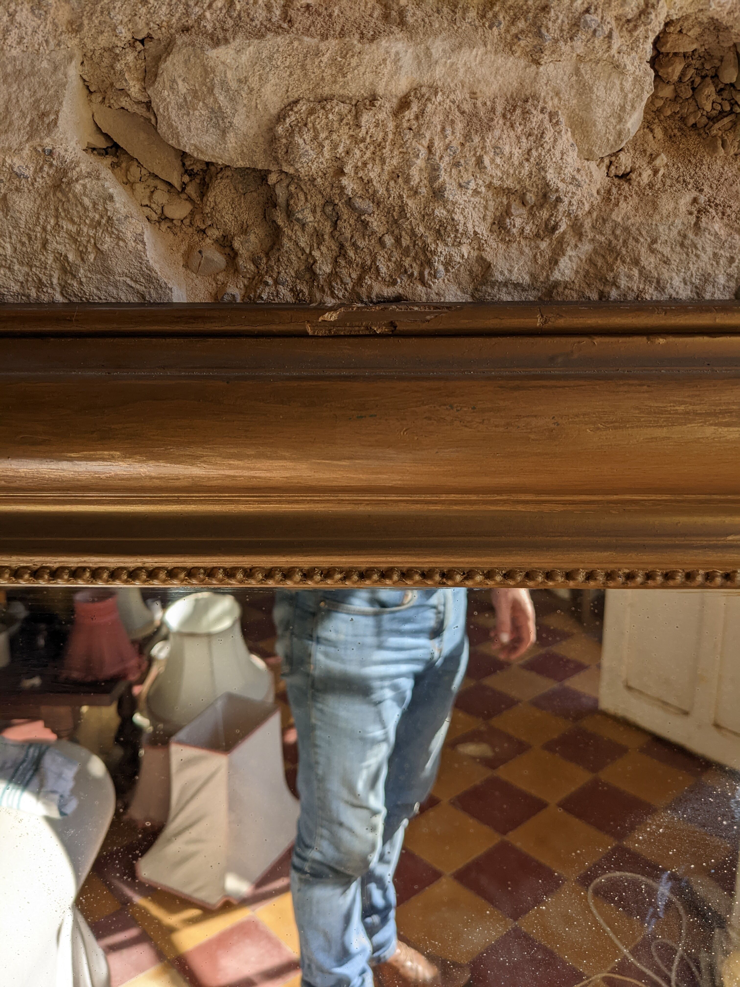 Antique mirror Louis Philippe 90x140cm