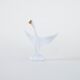 Porcelain goose figurine, Hungarian design, 1960s,manufactured by Holloháza
