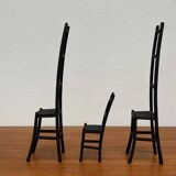 Vintage cast iron art sculptures, set of 3