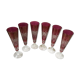 Lot de 6 flûtes  à champagne