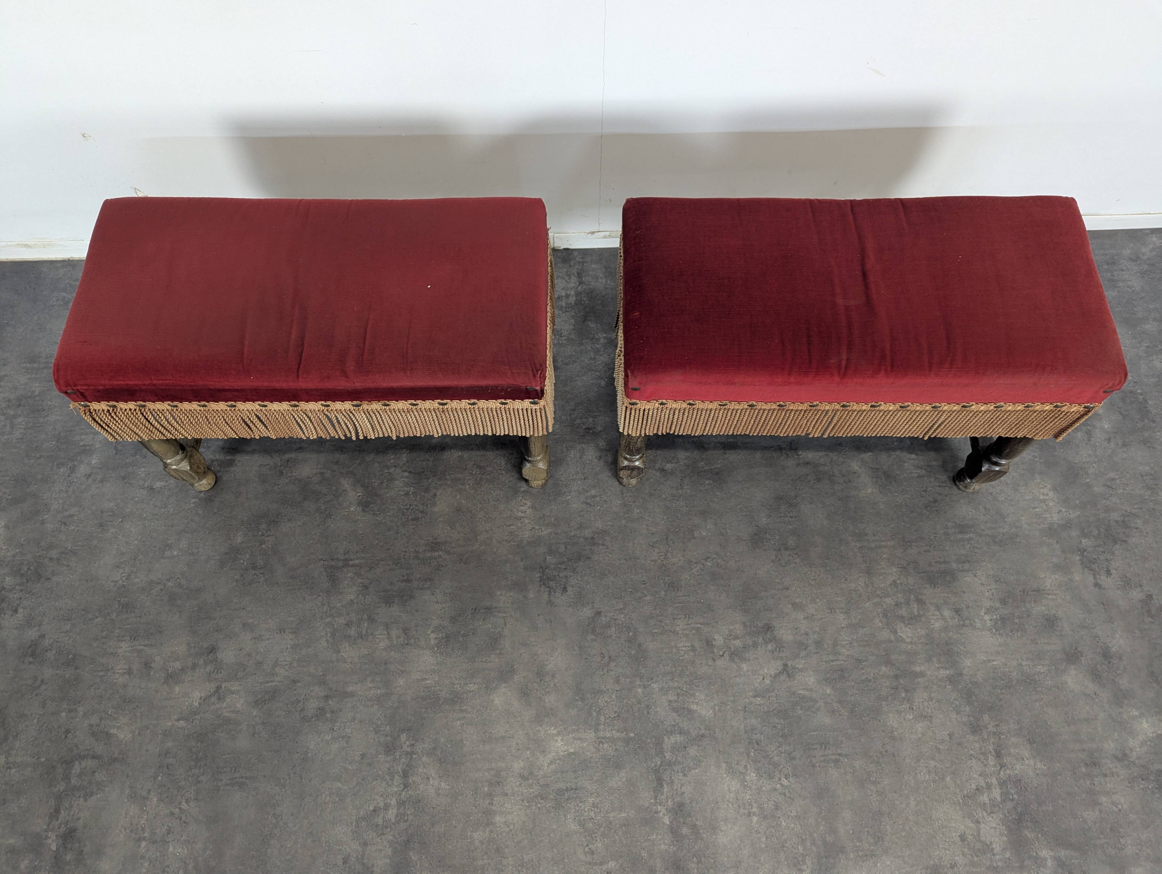 Pair of ottoman stools