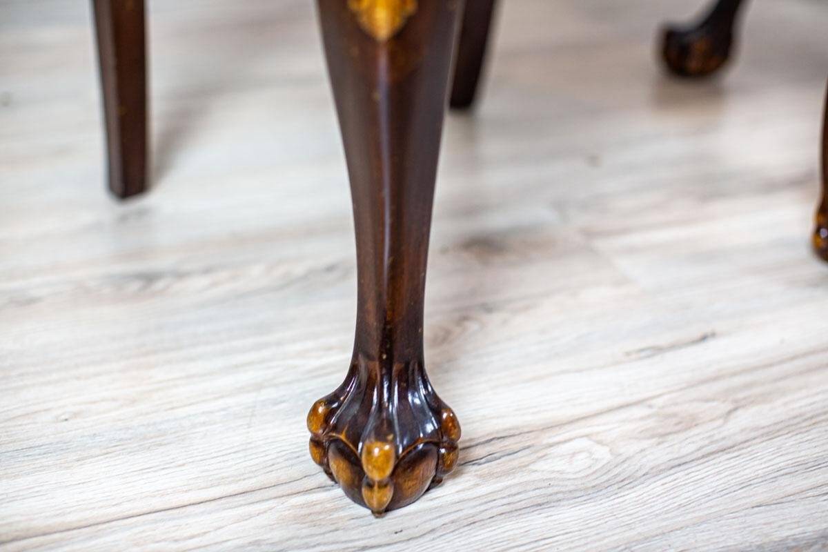 Pair of Vintage Chairs Veneered with Walnut, 1950s