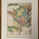 Old geological France map - 1920