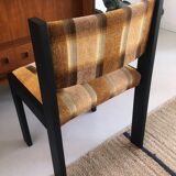 Chair 1970 Scottish velvet fabric