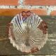 Vintage Crystal Pocket Bowl ANNE HUTTE Rose Decor #D661