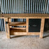 Old carpenter's workbench restored
