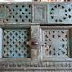 Ancient Indian furniture Damchiya blue