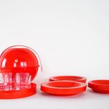 Picnic set, Italian design, 1970s, manufactured by Fratelli Guzzini
