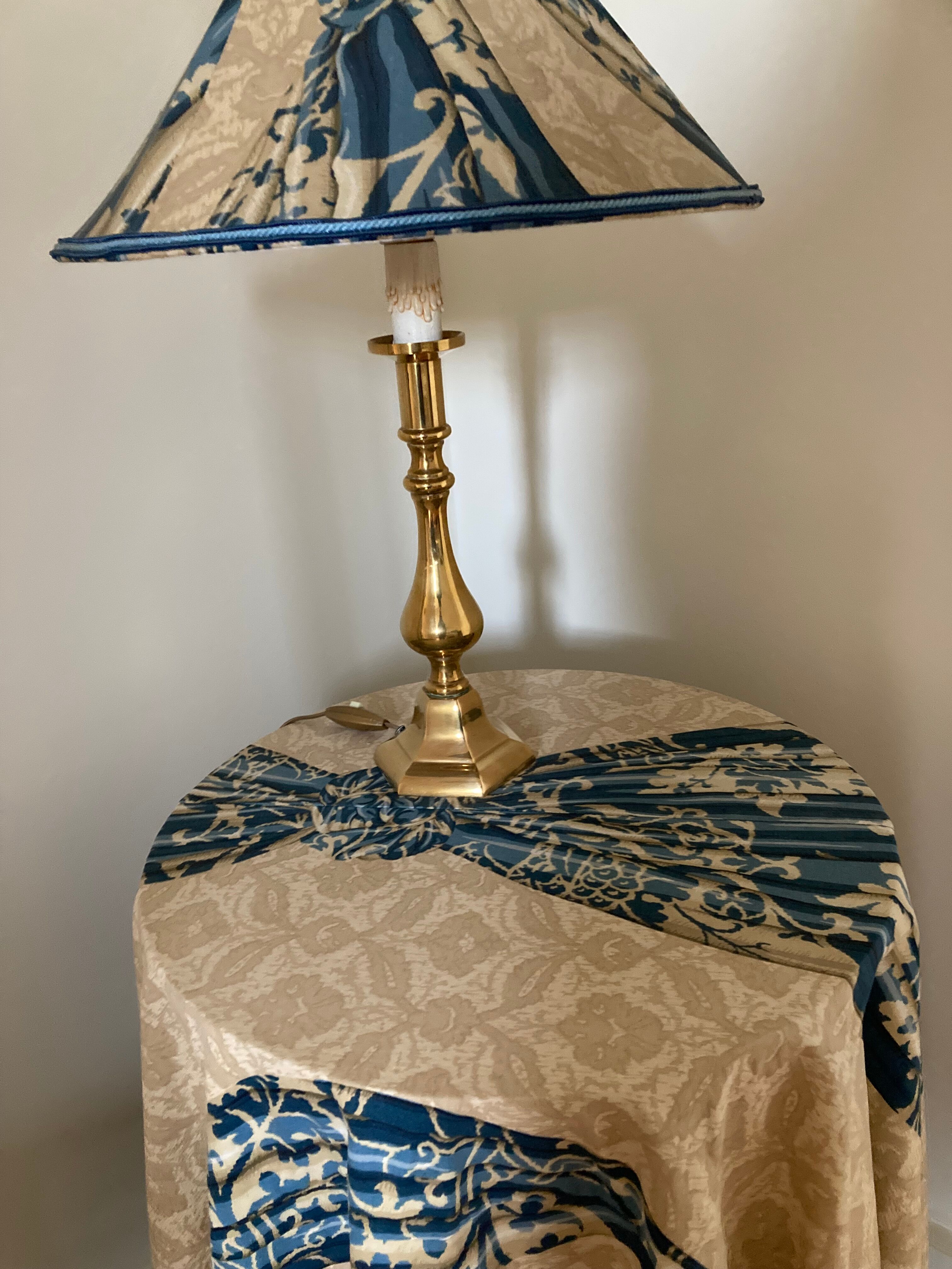 Fabric lampshade