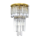 Venini Murano glass waterfall ceiling light Triedri