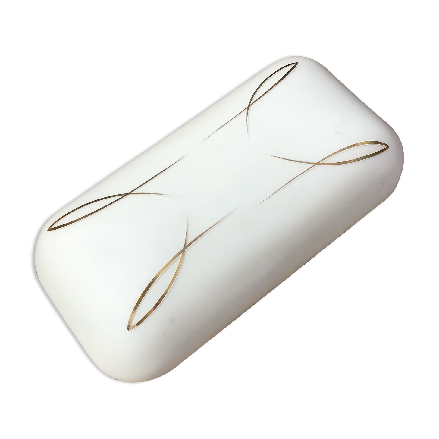 Vintage opaline wall lamp