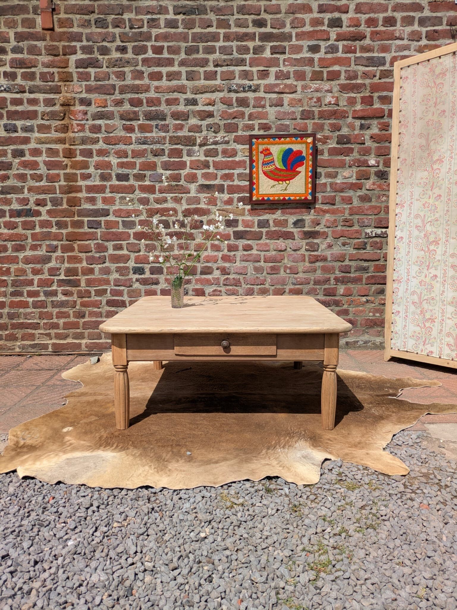 Table basse carré