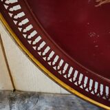 Old painted sheet metal top