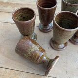 Service 10 glasses in vintage sandstone