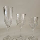 Service 18 verres à vin - flutes champagne art déco