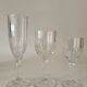 Service 18 wine glasses - art deco champagne flutes
