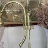 Lampe col de cygne vintage en laiton