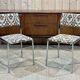 Pair of chrome chairs from the 70