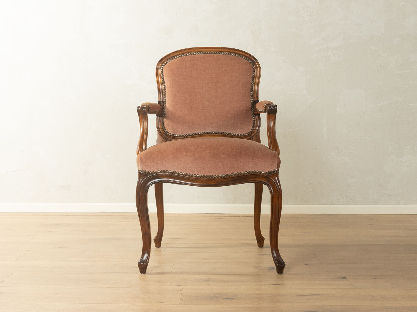 Rococo dining chairs, set of 6, circa 1900, baroque style