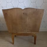 Art deco bedside table 1930 in walnut.