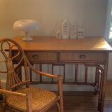 Rattan desk