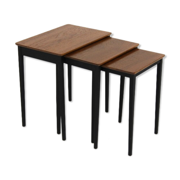 Tables gigogne en teck, Suède, 1960