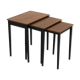Tables gigogne en teck, Suède, 1960