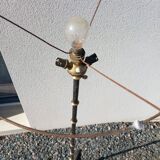 Gilles Sermadiras floor lamp, 3 lights, adjustable base