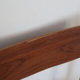 4 Scandinavian chairs skaï black