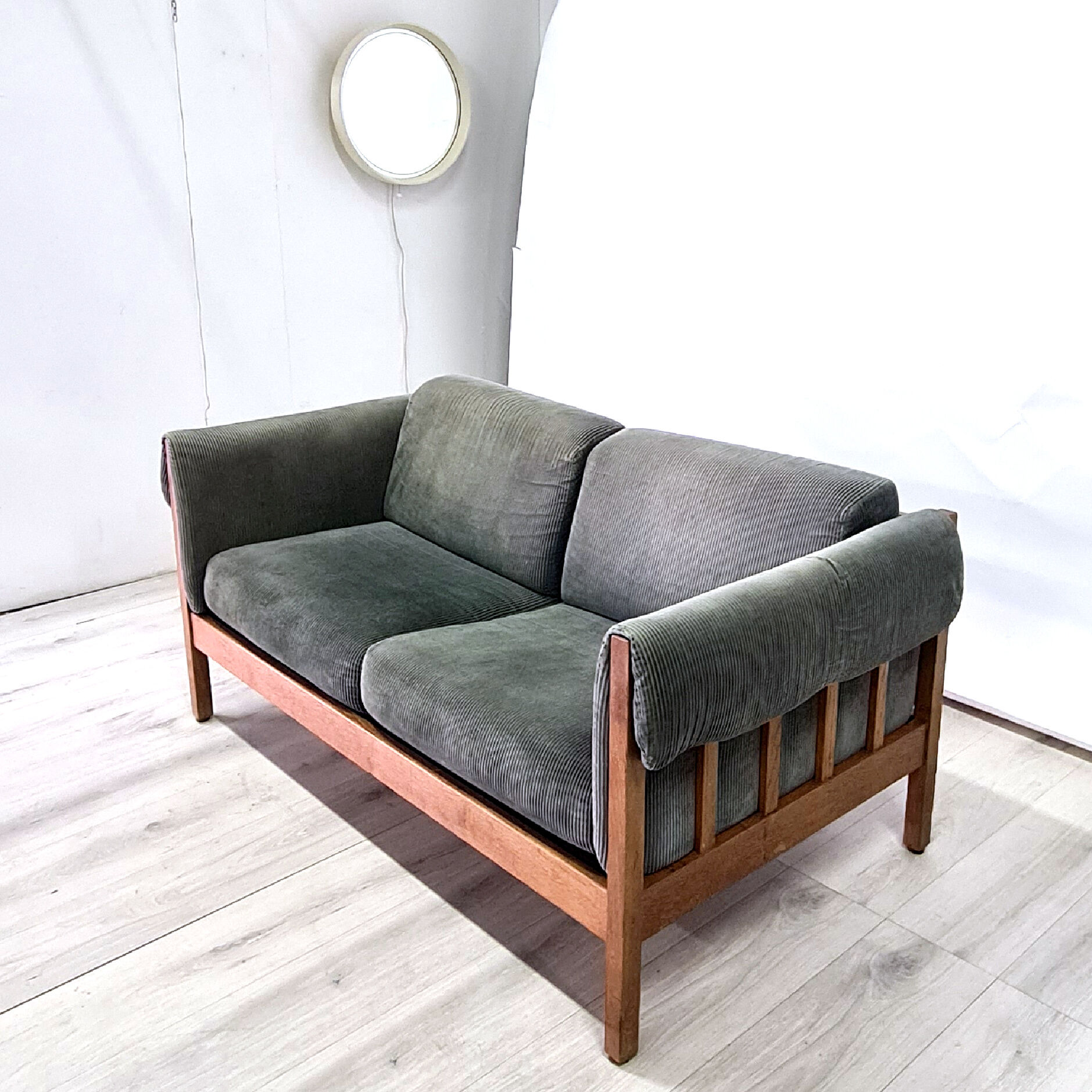 Danish modern oak sofa, Denmark 1960s