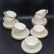 White and gilded Limoges porcelain tea/coffee service – MPM0724SV1