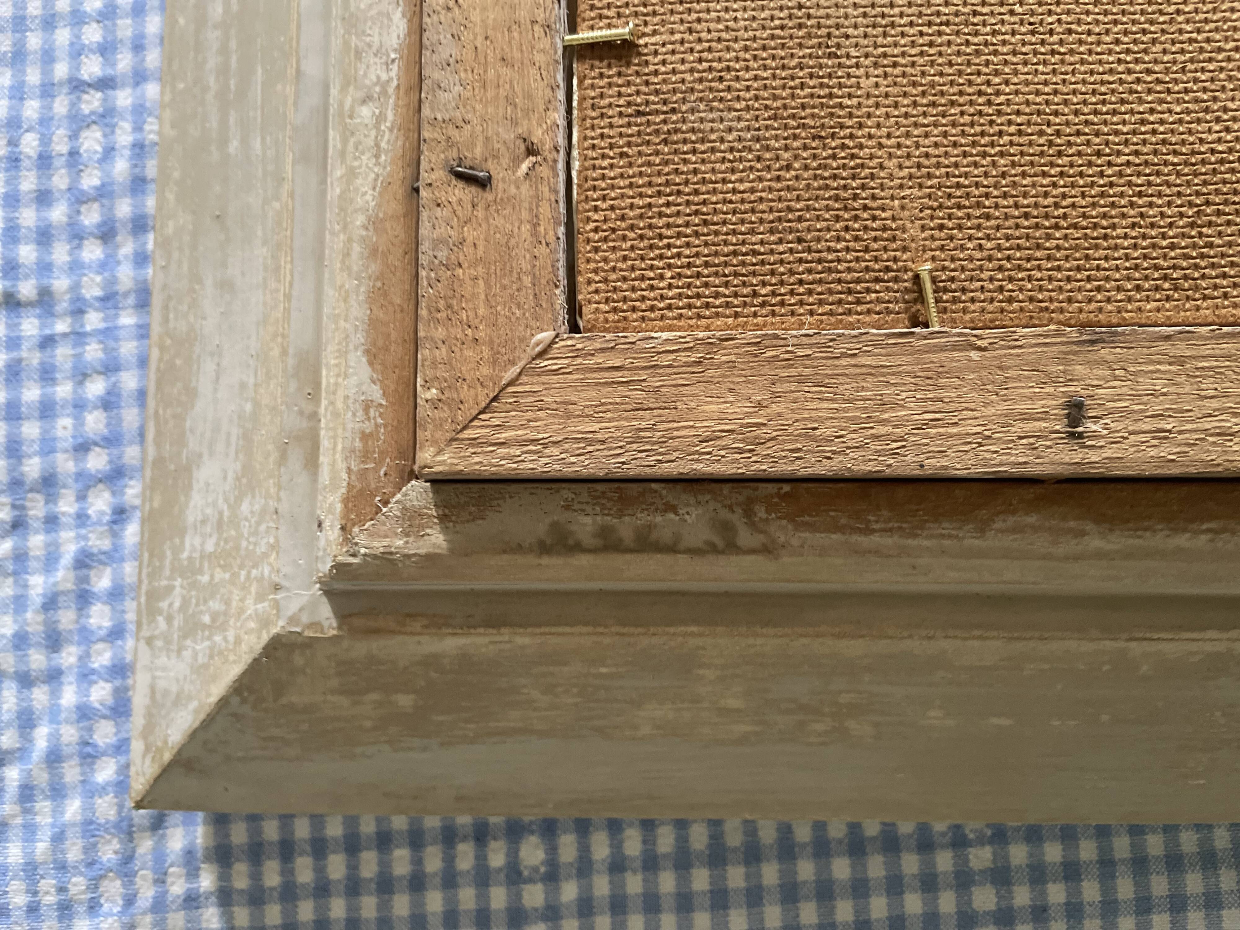 Old painting bouquet of anemones