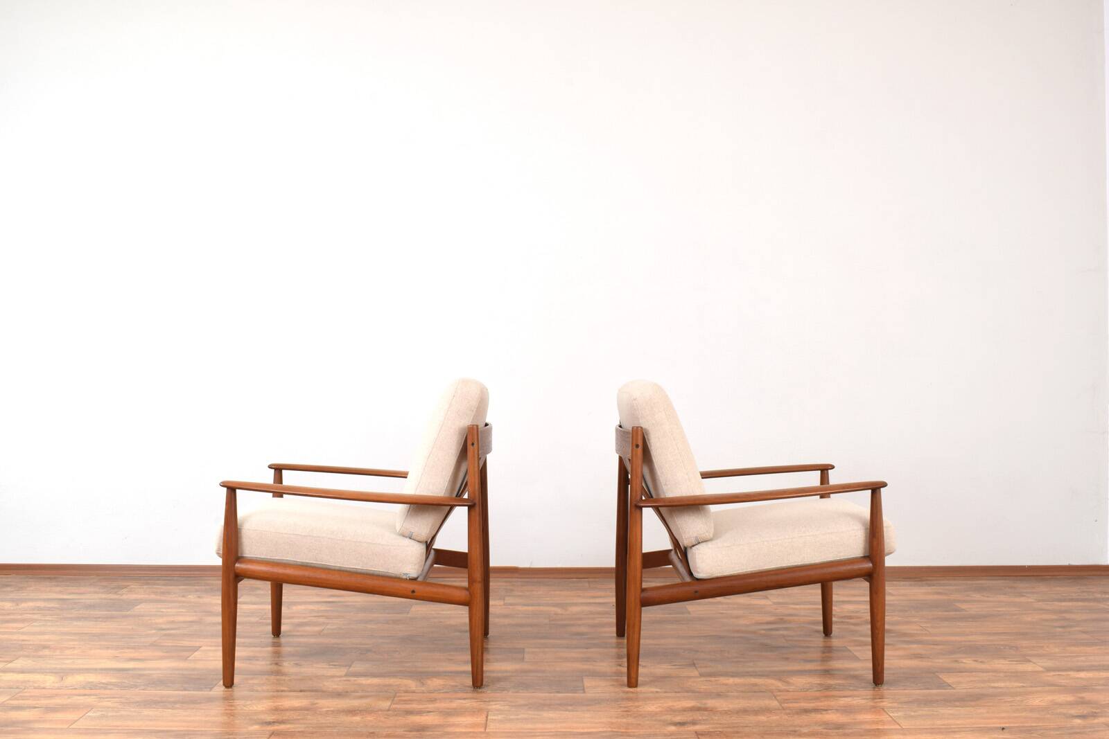 Mid-Century Danish Teak Lounge Chairs by Grete Jalk for France & Son, 1960s