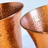 Pair of copper plants 1960s