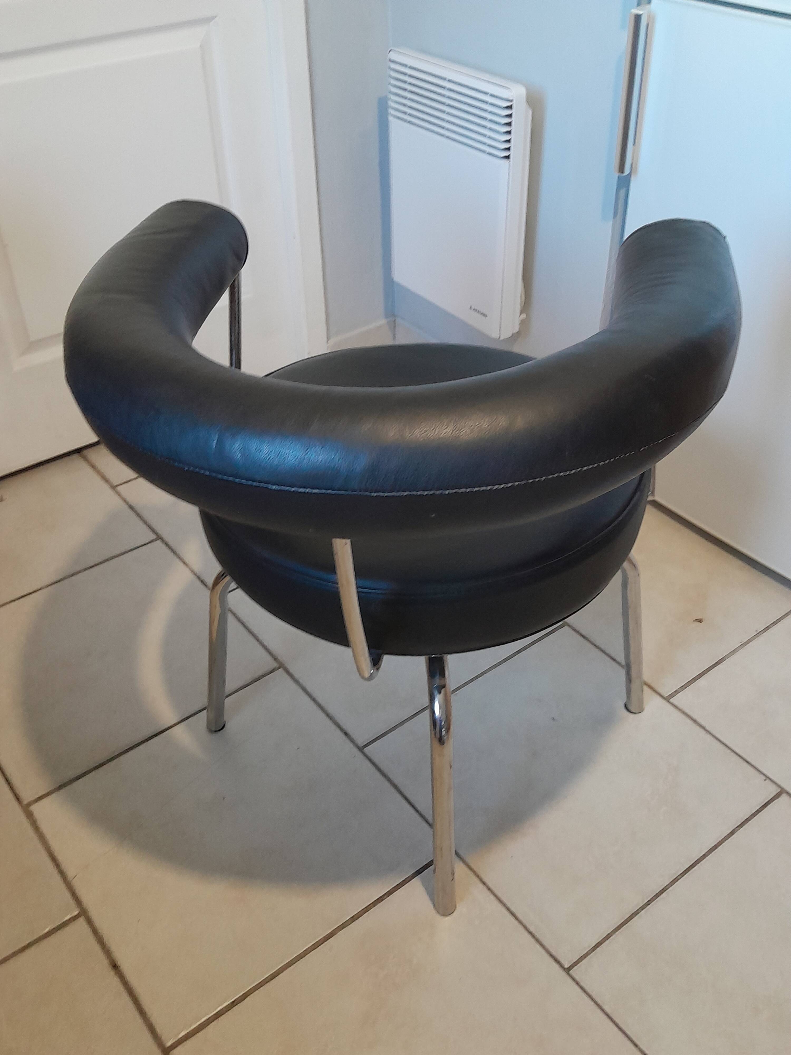 Fauteuil de bureau vintage design pivotant année 70 80