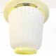 Yellow opaline pendant light, 1950