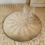 Silver-plated metal trivet EPB made in Sweden