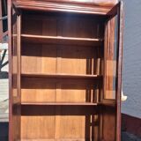 Louis Philippe Style Mahogany Display Cabinet from the 19th Century