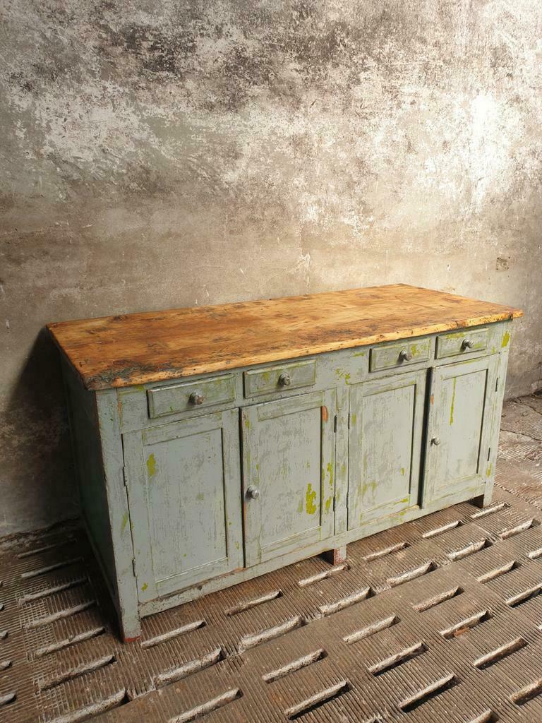 Old kitchen island workbench or sidetable